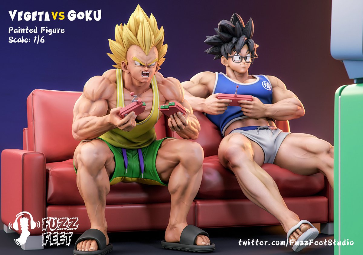 Yaoi_Figures's tweet photo. Vegeta Vs Goku 
@FuzzFeetStudio 
#DBZ #SFW #Goku #Vegeta #DragonBall https://t.co/j25kkAVraY