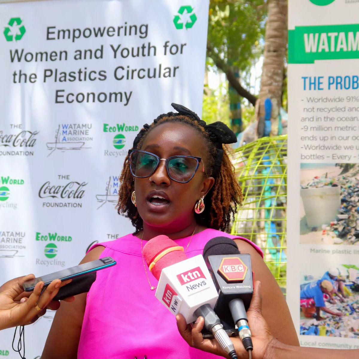 EcoWorldWatamu's tweet image. EcoWorld Recycling -Working for a World without Waste

Empowering women and youth to play a major role in driving the plastic circular economy as a key solution in tackling the plastic pollution challenge.
 🙏 @CocaColaAfrica

#takanimali #cash4trash #cocacolafoundation