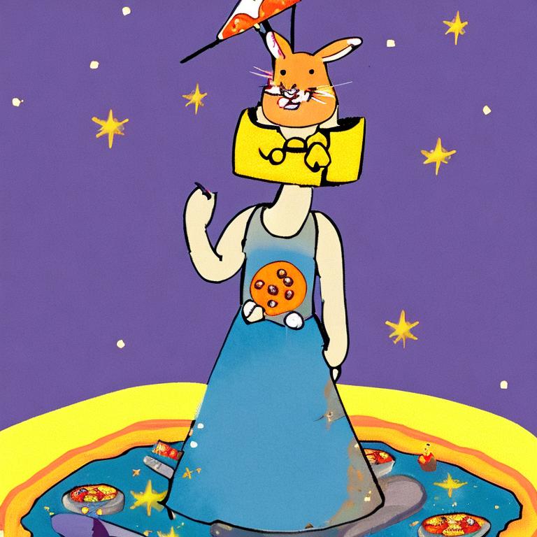 StarkleQueen's tweet photo. This was so fun! 🍕✨🥰

I just minted a SURPRISE pizzatastic piece of AI-generated art on APFEA! 

✨ @RatBenetar_eth is creative &amp; cool and made this a thing!! 

What will yours be? Mint your own into the collection at https://t.co/yRwfd5WIuZ ! 

🚀 #APFEA #AI #NFT https://t.co/mnoAFdv2Jd