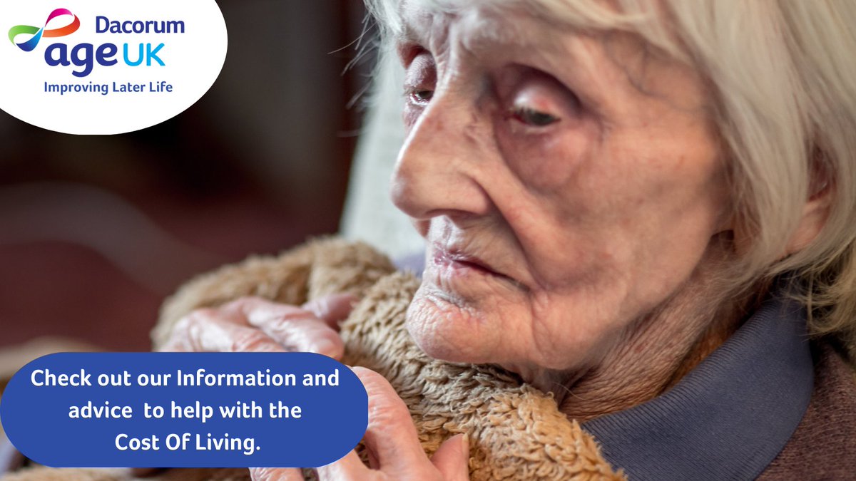 Older people get in touch with us every day to say they're drastically cutting back on their spending, but their #finances just won’t stretch to cover the huge rise in prices that they're facing.📈
Need help and advice  on the #CostOfLivingCrisis  visit👇
bit.ly/3ZuRxqa