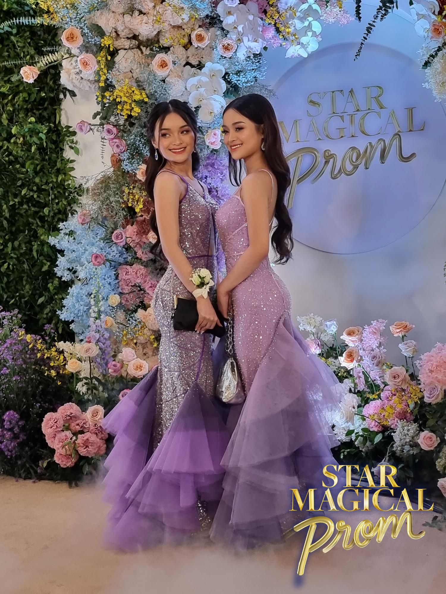 ABS-CBN News on X: @cedrickkbasco @josiahvantonio TWINNING! LOOK: Fabe  Twins, Aicy and Trisha Fabe, grace the ivory carpet in their purple gowns  at the #StarMagicalProm2023 this Thursday. LIVE: t.coAvLxUCrTnb  t.coJOXHjwsRdR  X