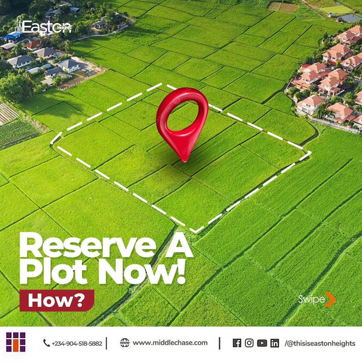 IamMiddlechase's tweet photo. You are just 5 steps away from owning your dream home! 💃🏾 #middlechase #reserveaplot #proertyinvestment #realestate https://t.co/678dHKs93X