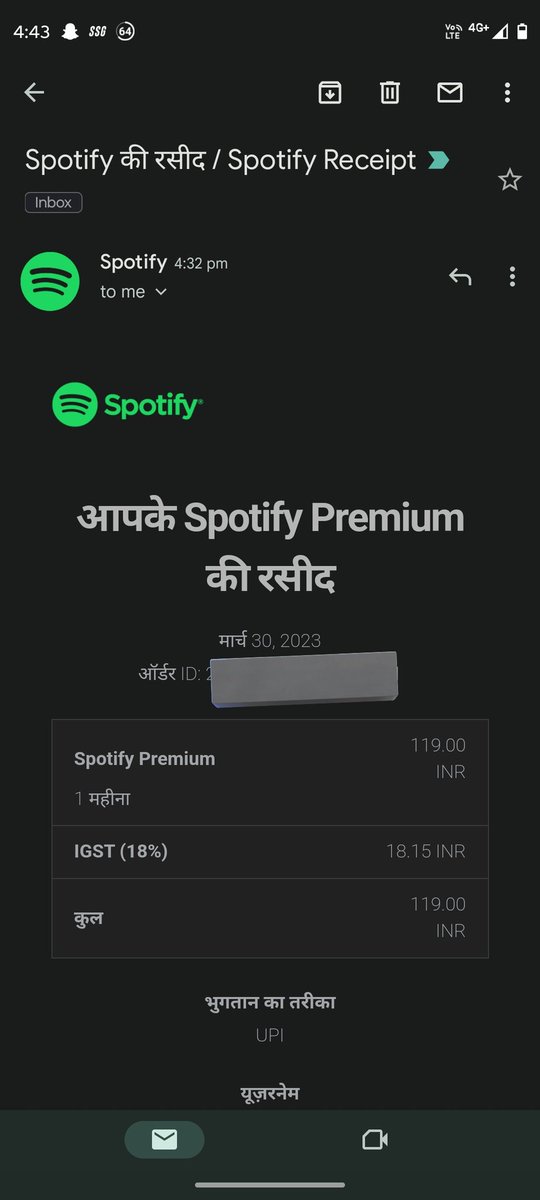 NTR0032's tweet photo. This is disgusting.. why can't you send the same Email in Telugu?? @spotifyindia #StopHindiImposition #BanSpotify https://t.co/TvRawq13jJ