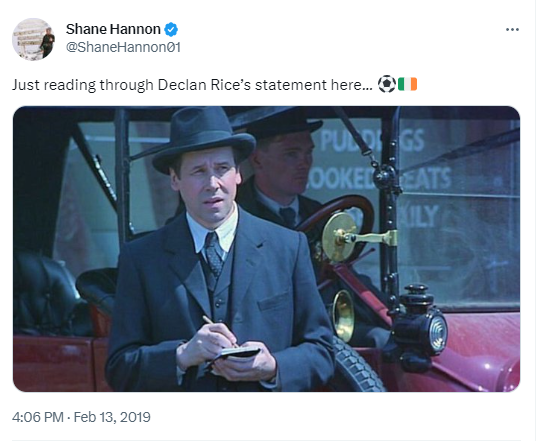 ToddUncious's tweet photo. @ShaneHannon01 Declan Rice was 16. https://t.co/4n4tBdh8l8