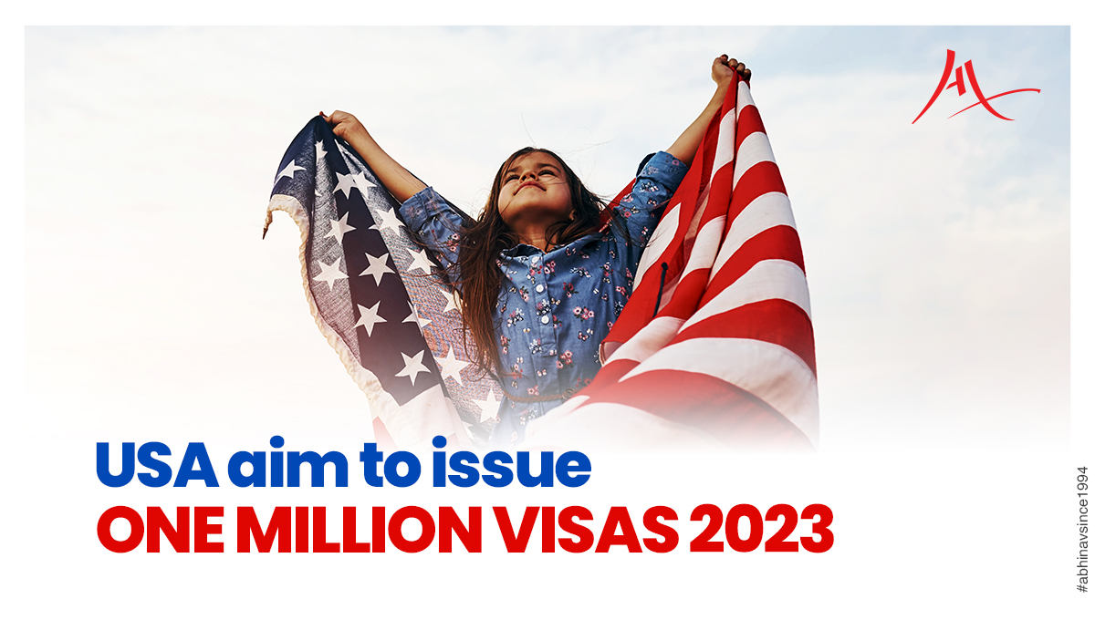 abhinavimmi's tweet image. Great news – U.S. to issue 1 Million Visas in 2023 for all!

Apply Now: bit.ly/3nzm2hL.

For more information call us at +91-8595338595.

#usimmigration #usmigration #settleinusa #migratetousa #movetousa #immigrationmadesimple  #abhinavimmigration #abhinavsince1994