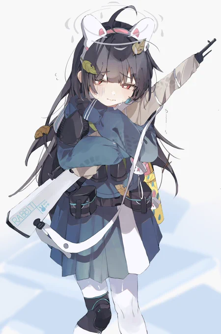 #ブルアカミユ 掴んだ時の反応がとても好き.. 
