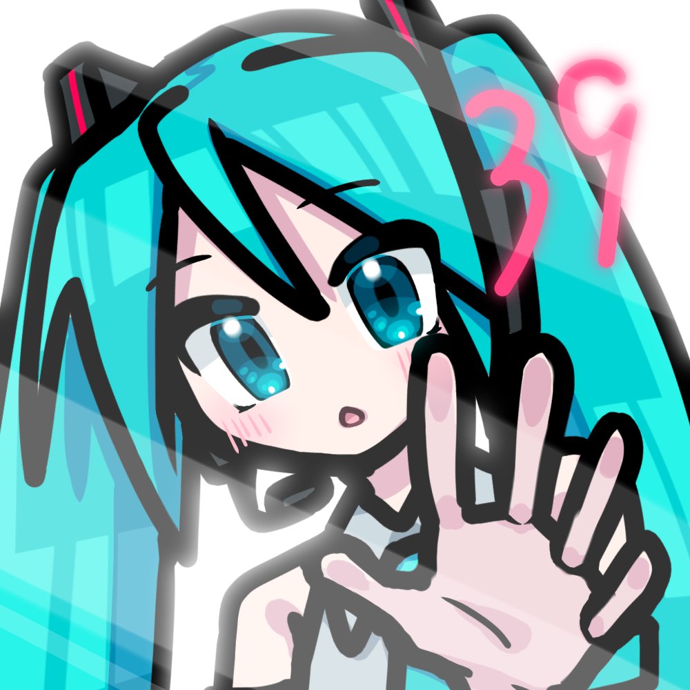 初音ミク 「#スマホと指で絵は描けるかけるよ 」|らうりお天地開闢神話のイラスト