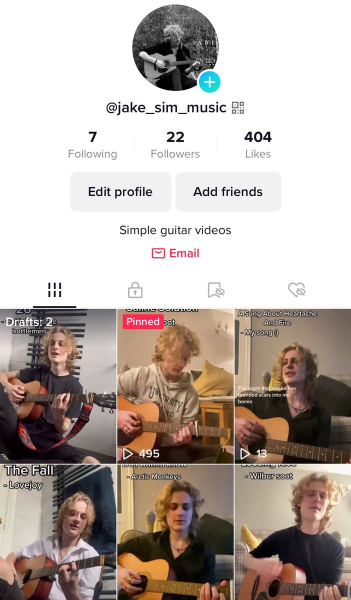 jakesimcox1's tweet photo. There’s now a clip of an original song on the tik tok! Would appreciate it getting some love. A song about heartache and fire #originalsong https://t.co/H8YfCjFywj