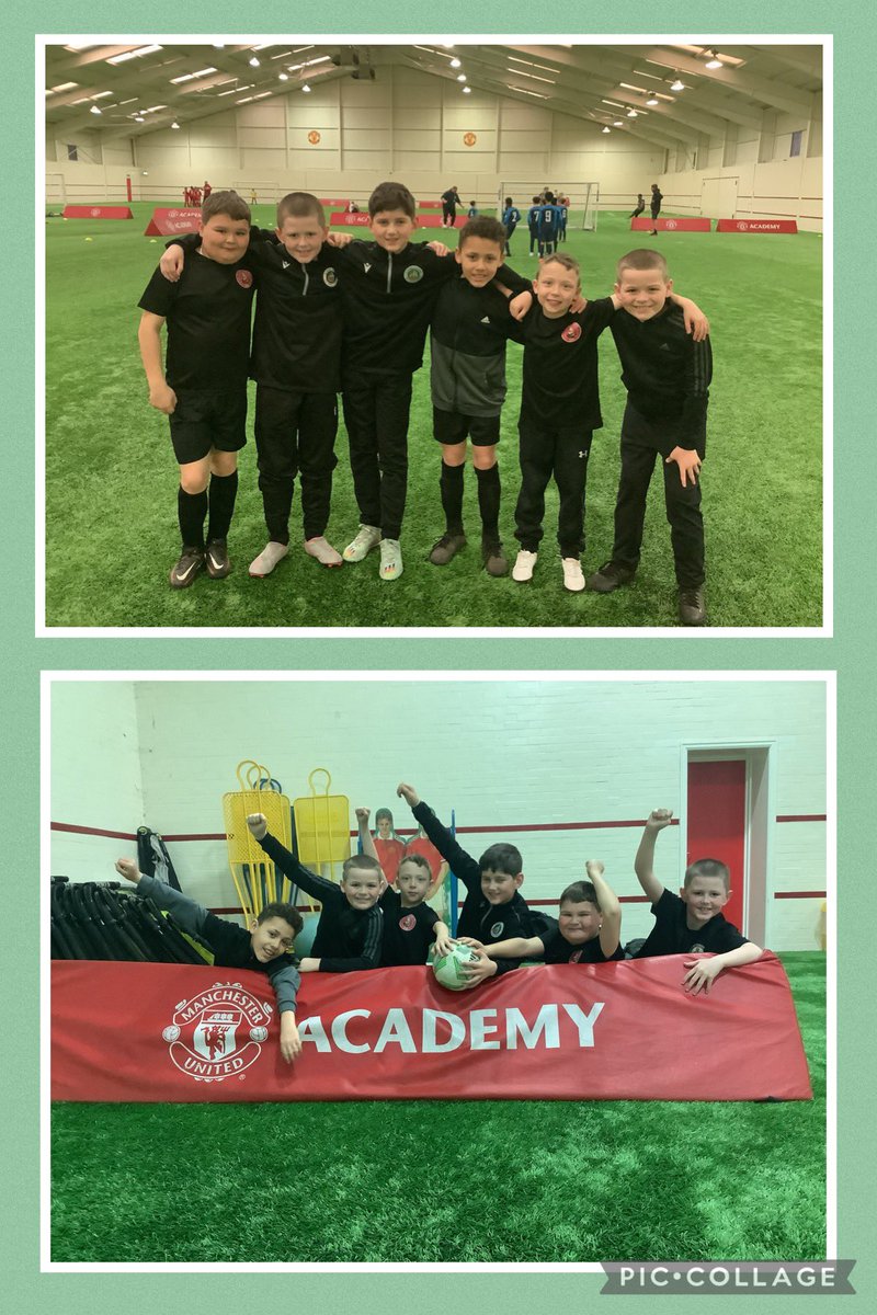 This morning, 6 boys from Year 4 played at Manchester United training ground. We weren’t winners this time but we enjoyed the experience and playing against other schools! #sjsbPE