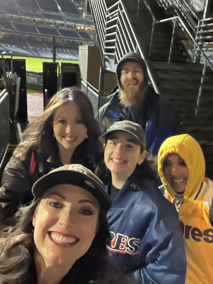 Happy #OpeningDay from the ⁦<a href="/10News/">ABC 10News San Diego</a>⁩ This Morning crew at Petco Park!!! Go ⁦<a href="/Padres/">San Diego Padres</a>⁩ !!!