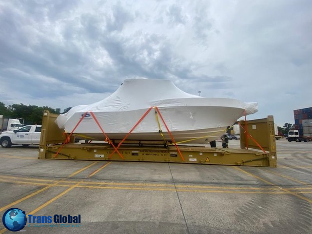 TRANSGLOBALAUTO's tweet photo. When it comes to boat shipping, don't stress about the logistics - reach out to us and let our team handle your boat shipping needs! Grady White 330 heading to Australia! 
Contact us today! 
https://t.co/c4itlDeO4q 
972-559-3202
info@tgal.us
#logistics #shipping #shippingservices https://t.co/gRgsmSfs7i