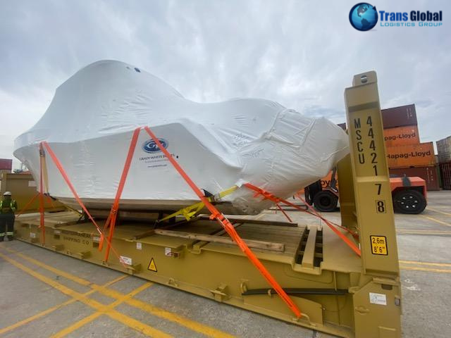 TRANSGLOBALAUTO's tweet photo. When it comes to boat shipping, don't stress about the logistics - reach out to us and let our team handle your boat shipping needs! Grady White 330 heading to Australia! 
Contact us today! 
https://t.co/c4itlDeO4q 
972-559-3202
info@tgal.us
#logistics #shipping #shippingservices https://t.co/gRgsmSfs7i