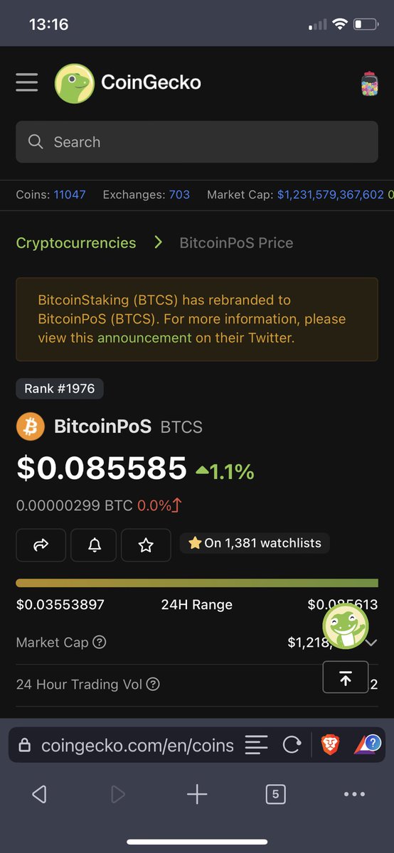 tweetapresident's tweet image. And only if (all the) ppl decide to switch to the POS would bitcoin #POW „die“…
The #changethecode though has already happened:
And the people have voted: