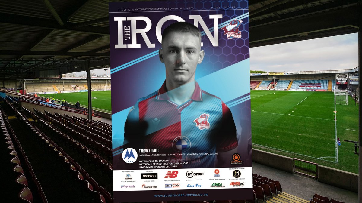 THEIRONProg's tweet photo. 📚 Details for the game vs Torquay United on Saturday 👉 https://t.co/oFw4yUrhYT

These are on sale from the club shop, which is open until 4pm today, from 10am-4pm tomorrow and 11am-5pm on Saturday.

#UTI #IRON https://t.co/5vu0w8ab7m