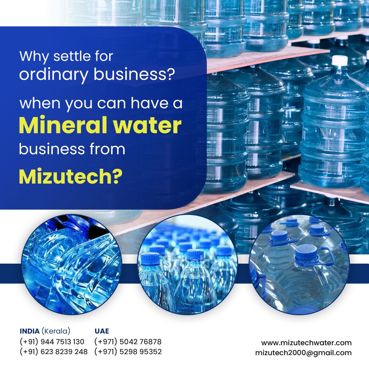 mizutech1's tweet photo. Why settle for ordinary business when you can have a mineral water business from Mizutech?
Contact us now!

📞 +971 50 427 6878, +91 9447513130
🌐 https://t.co/5i17ZvpVEW

#mizutech #water #watertreatment #waterplants #drinkingwaterplants #pulpjuice #pulp #technical #technicalsup https://t.co/XogLeSVpIO