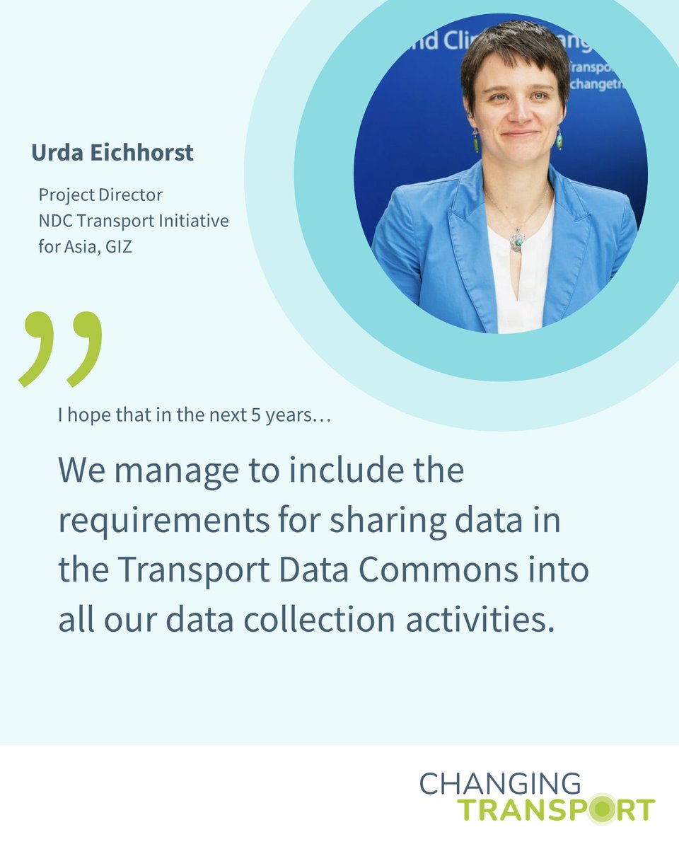 giztransport's tweet photo. 🤔Wondering what #TransportDataCommons is all about? Did you miss out on the workshop ⁉️ 

No worries, watch the vision and prototype here➡️https://t.co/dCYu2lNQGI 

Answering to Holger Dalkmann's question: Where do you see TDCI in 5 years?
Look at what @urdaeichhorst hopes for⬇️ https://t.co/ynQkImLkjf