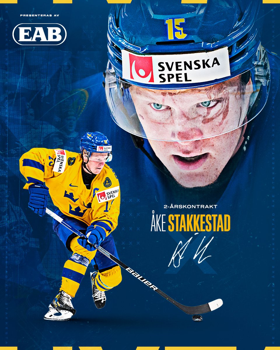 ✍️ Åke Stakkestad blir säsongens första nyförvärv för HV71! Varmt välkommen till Sveriges finaste klubb Åke!

🔗 Läs mer om nyheten på hv71.se #HV71