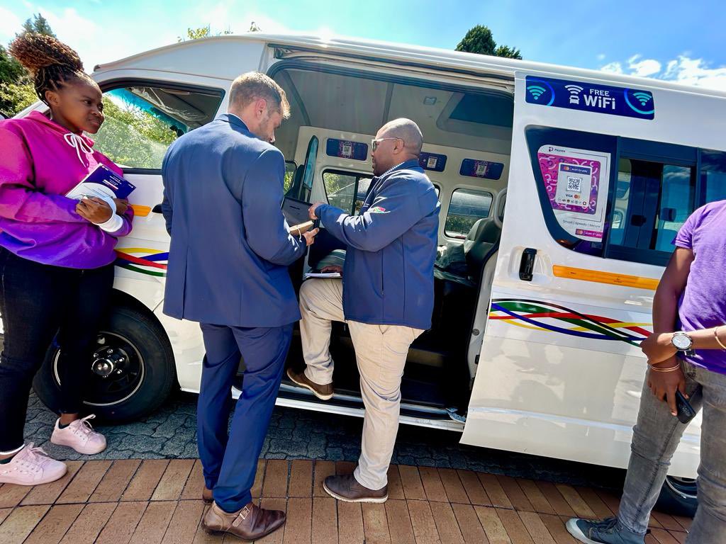 ricardomackenzi's tweet photo. Today had a opportunity to meet with @SATaxi_Official on their vision for the taxi industry & how we can work together to #improvemobility
It’s great when technology is at forefront in how we can change industries.
We must work with @SA_Taxis to ensure interest of commuters. https://t.co/0QdifxNhvp