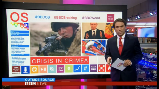 BBCRosAtkins's tweet photo. Just over 9 years ago, we launched Outside Source. For better or worse, it was our effort to do TV news differently. As you can see, at the start we were reporting on Ukraine & Russia, just as we do now. Well, today is our final edition. Join us later one last time if you can. https://t.co/pMcXvS3VBN