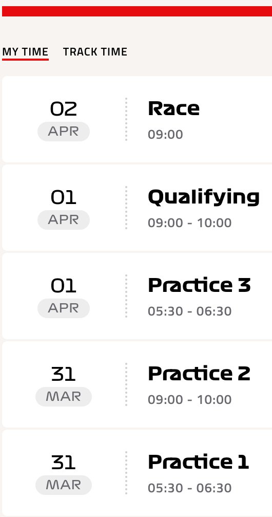 It's an early one this weekend F1mideasters because Australia 🙃. Times below are UAE. KSA obvs is one hour earlier. Join <a href="/damien_reid/">Damien Reid</a>  and <a href="/philbyracing/">Phil Anson</a> on SSC2 #saudisportscompany #SSC2 5 mins before the below times for each session of the <a href="/ausgrandprix/">F1 Australian Grand Prix</a>  <a href="/F1/">Formula 1</a>