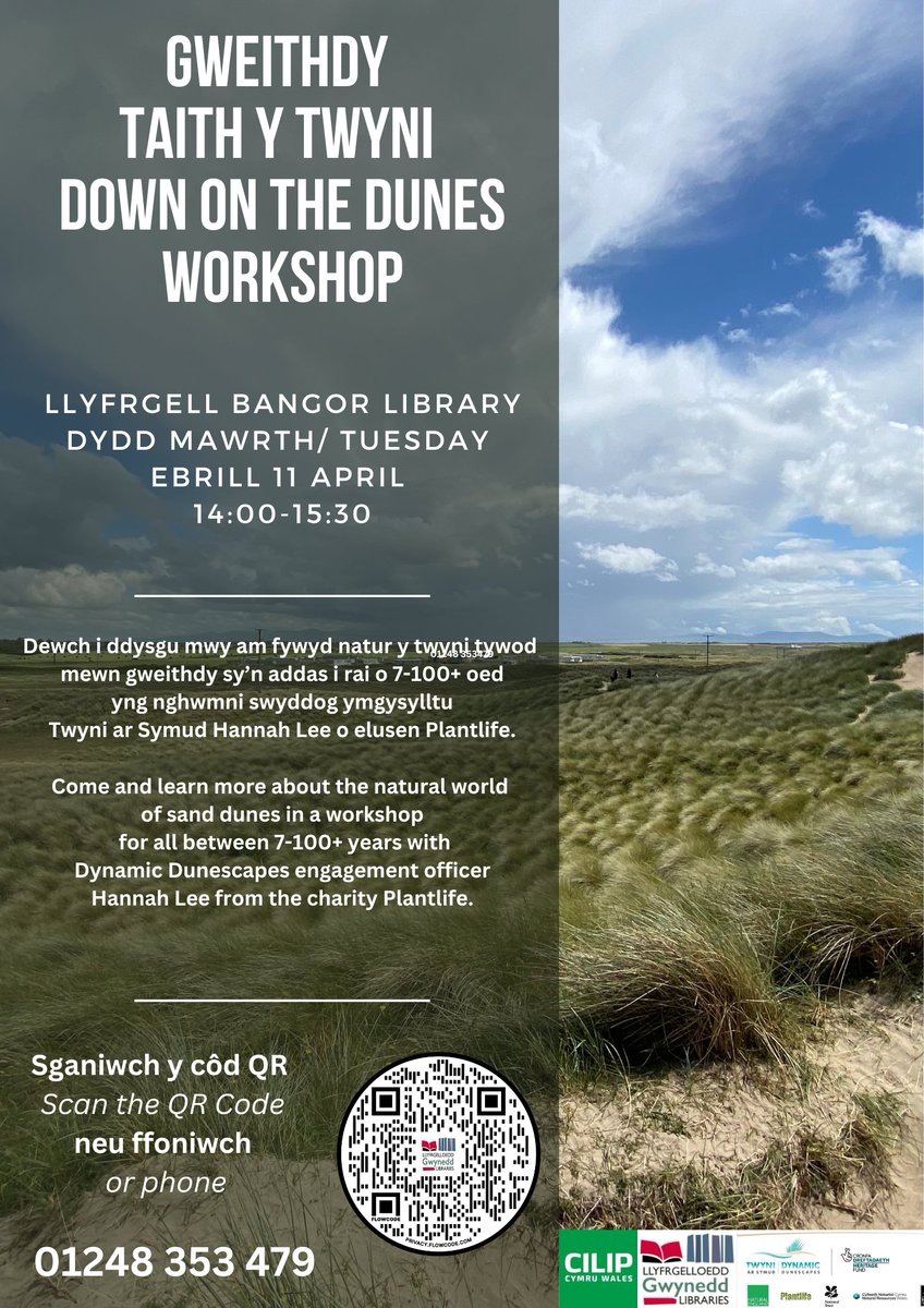 DunesWales's tweet photo. Free event! Next week we are heading to the library for a few fun and interactive dune activity sessions. Come and discover more about all the amazing things that you can find on the Welsh coast! https://t.co/erY4f8IjIT