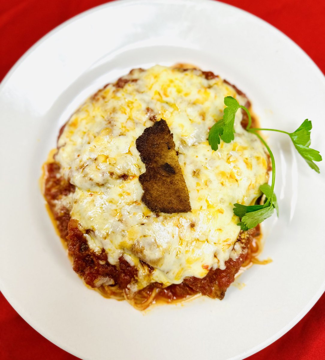 Bellini_ICHS's tweet photo. Eggplant Parma! https://t.co/wHPjRChd84