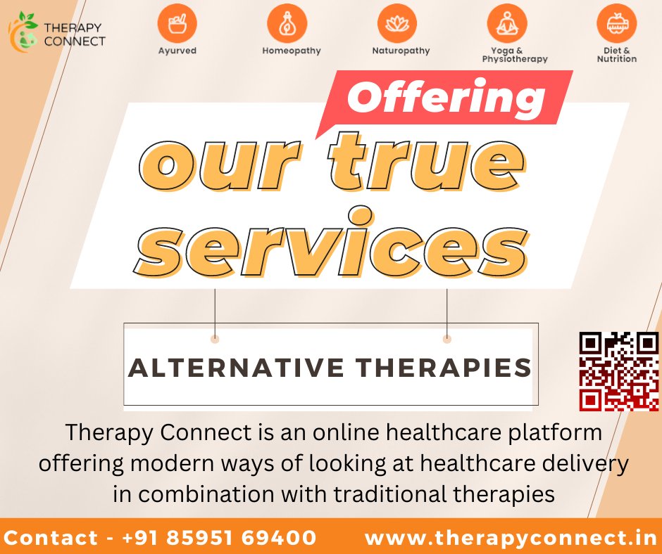 #therapyconnect is an #affordable platform to bring together the #therapyexperts and patients to get the best of the #alternativetherapies for their #health benefits.