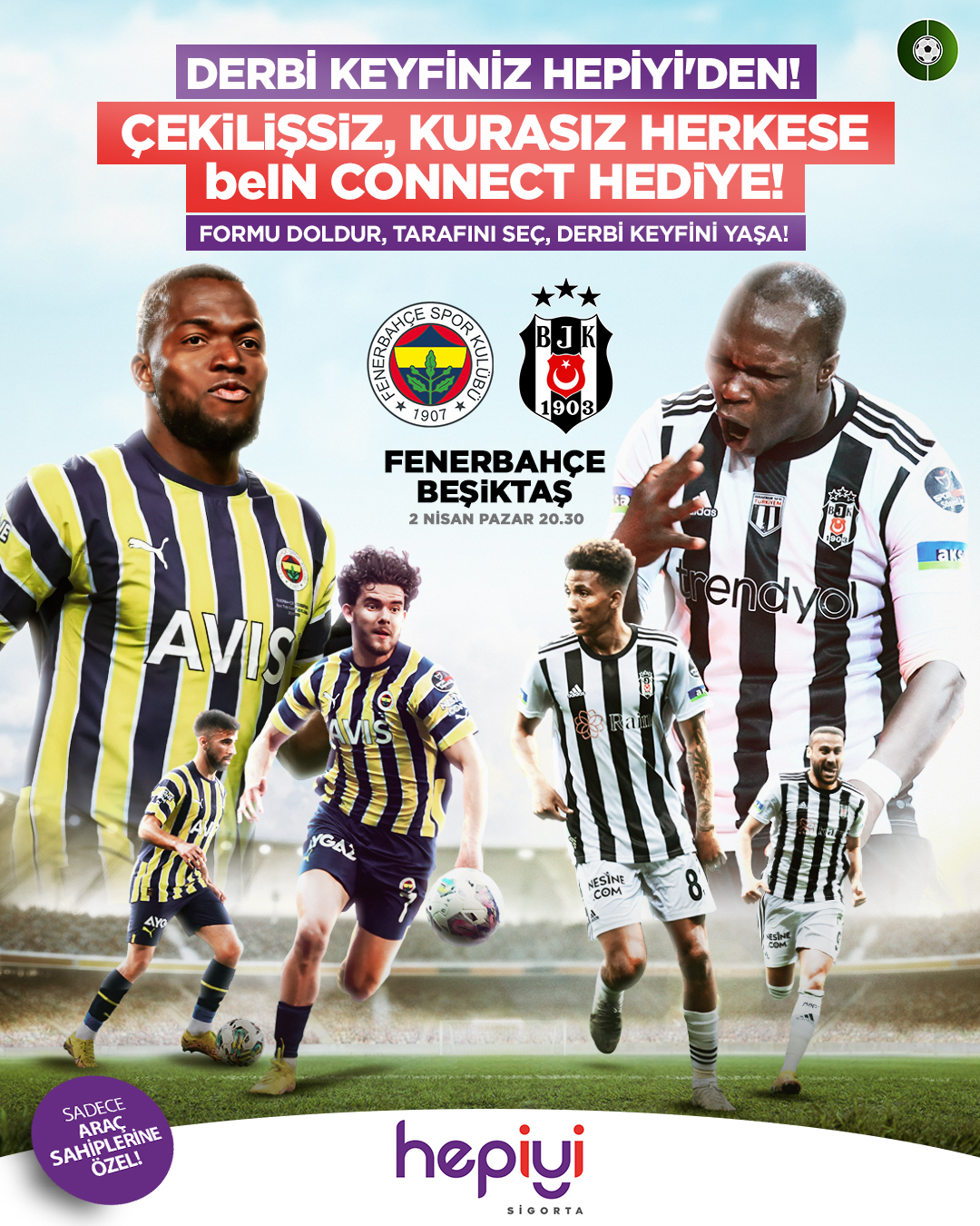 Beşiktaş x Fenerbahçe derbisinin keyfini Noia Cafe'de doyasıya yaşayın!  😍😍 Rezervasyon; 0 (539) 703 11 24