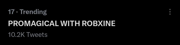 We are now trending on eighteen spot with ten thousand two hundred tweet counts. Let’s keep the fresh tweets coming, Shortcakes!

PROMAGICAL WITH ROBXINE
#StarMagicalProm2023
#RobXine