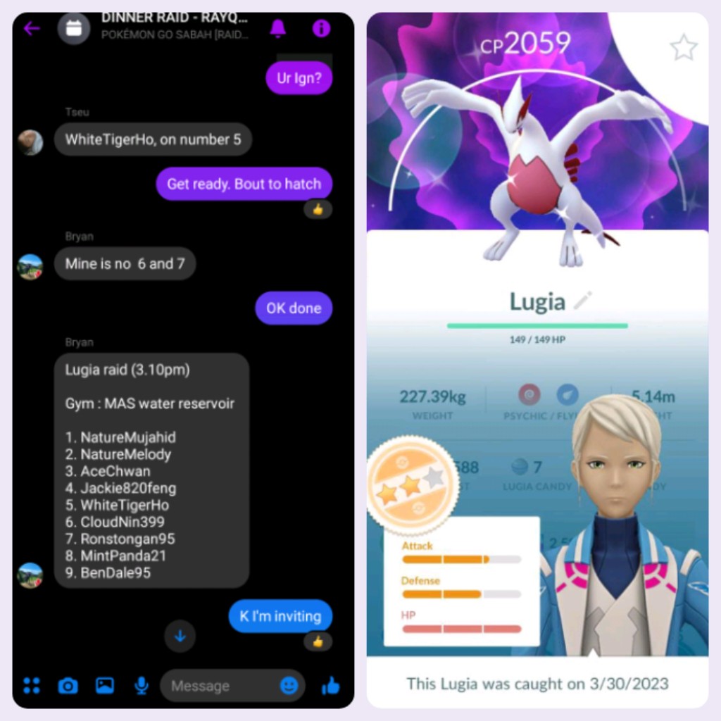 Dachril_L's tweet photo. It's been a while since I last host tier 5 raids due to busyness at work. So I hosted one today and help my small sabah community to raid their Lugia.
#pokemongosabah
#PokemonGO
#lugiaraid
#legendaryraid https://t.co/pLoZeY6vn2