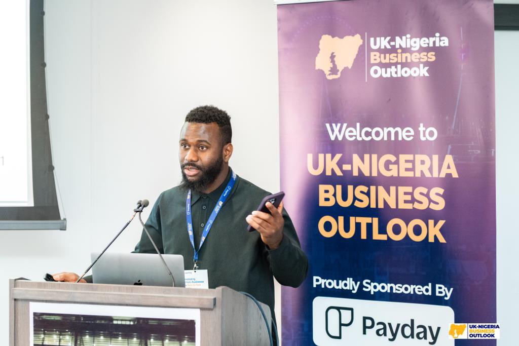 Eventhivedotng's tweet photo. CEO, @ourpaydayHQ , @Favourori_ delivered the Opening Keynote Presentation at the UK-Nigeria Business Outlook, sharing insights across the important work Payday is doing in the ecosystem.

#uknigeriabusinessoutlook #UsePayday #crossborderpayments https://t.co/bXoOpYbJX8