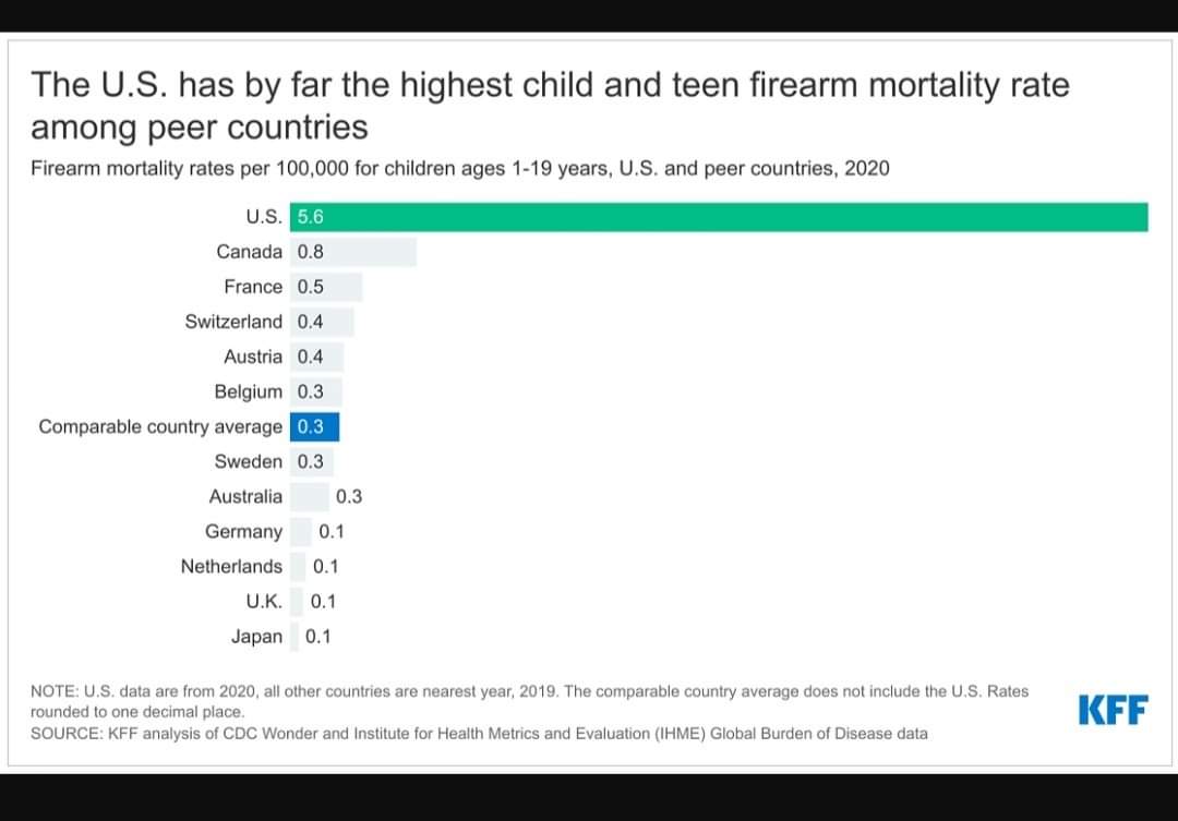 theVendee's tweet image. re do a chart like this but make the denominator the number of guns in a country rather than the number of people. #graphtwitter #ItsTheGunsStupid #ItsTheGunsAndTheRepublicans #ItsTheGuns