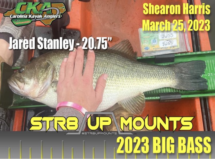 CarolinaYakAngl's tweet image. Congratulations to Jared for landing this tank , &amp;amp; for taking the  #str8up #BigBass prize last weekend!
#cka10 #kayakfishing #KetchBoard