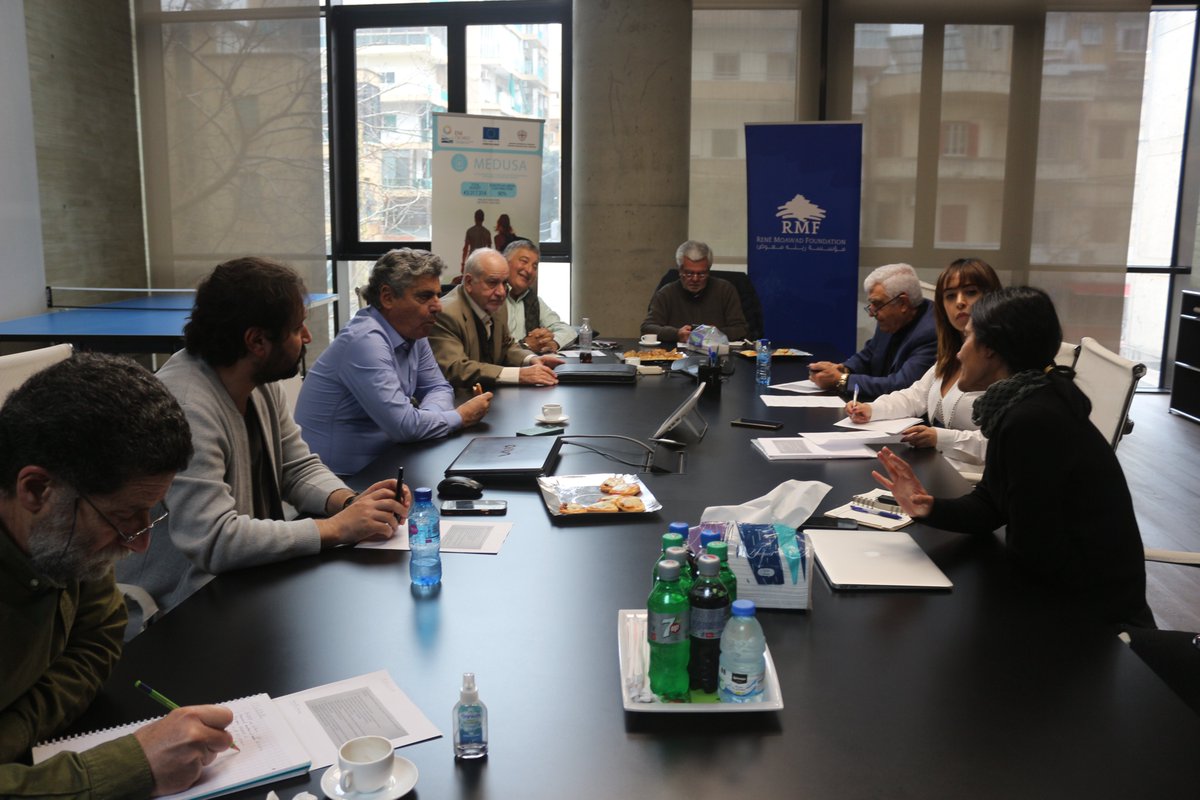 During the meeting with the Lebanese National Council for Tourism which brought together communities &amp; organizations. 
This event was designed to promote local assets, monitor sustainability, and manage tourism capacity appropriately! <a href="/RMFLebanon/">ReneMoawadFoundation</a>  @ENICBCMed