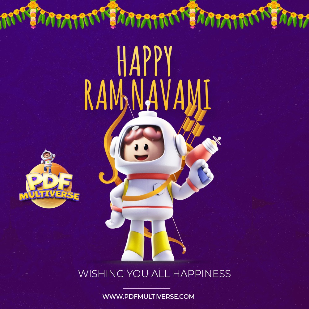 PdfMultiverse's tweet image. May divine blessings of peace and virtue shower on you on Ram Navami and always! Happy Ram Navami!

#pdfmultiverse #pdf #pdffiles #type #ramnavami #ram #lordram #blessings #peace