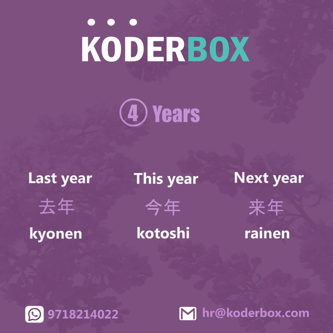 koderbox's tweet photo. LEARN JAPANESE WITH KODERBOX⭐

📞 9718214022
📧 hr@koderbox.com

#koderbox #koderboxjapaneseschool #nihongo #japaneselanguage #japan #japanese #learnjapanese #nihongo #kanji #hiragana #katakana #indiansinjapan #learnjapaneseonline #studyjapanese #japanesegrammar #jlptn4 #jlptn5 https://t.co/K4KIUn7yR0