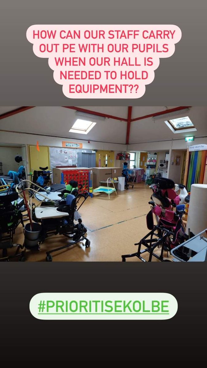 Would you like your child to eat their hot lunch in a damp, leaking, rotting prefab?
That is what 4️⃣3️⃣ profoundly intellectually disabled children do at #KolbeSpecialSchoolPortlaoise every day.

<a href="/NormaFoleyTD1/">Norma Foley T.D</a> axed their new school build.

Please meet us to see how YOU can help