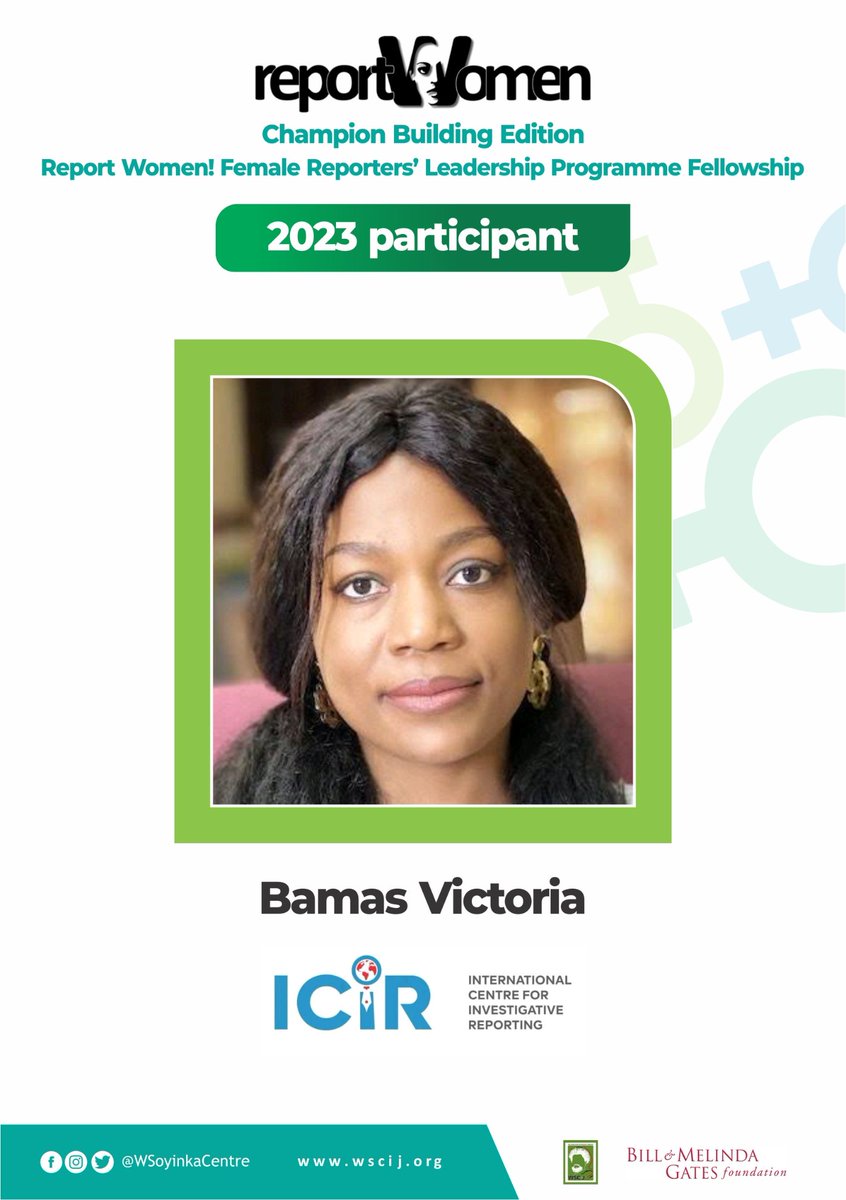 <a href="/BamasVicToria/">Bamas Victoria</a> is a Nigerian multimedia journalist and editor <a href="/TheICIR/">The ICIR</a>
She mentors and facilitates capacity-building workshops for students and journalists.
Bamas is a member of <a href="/AfricanSciLit/">African Science Literacy Network</a> team, pioneer editor <a href="/thefactcheckhub/">FactCheckHub</a> and Nigeria Fact-Checkers' Coalition
#ReportWomen