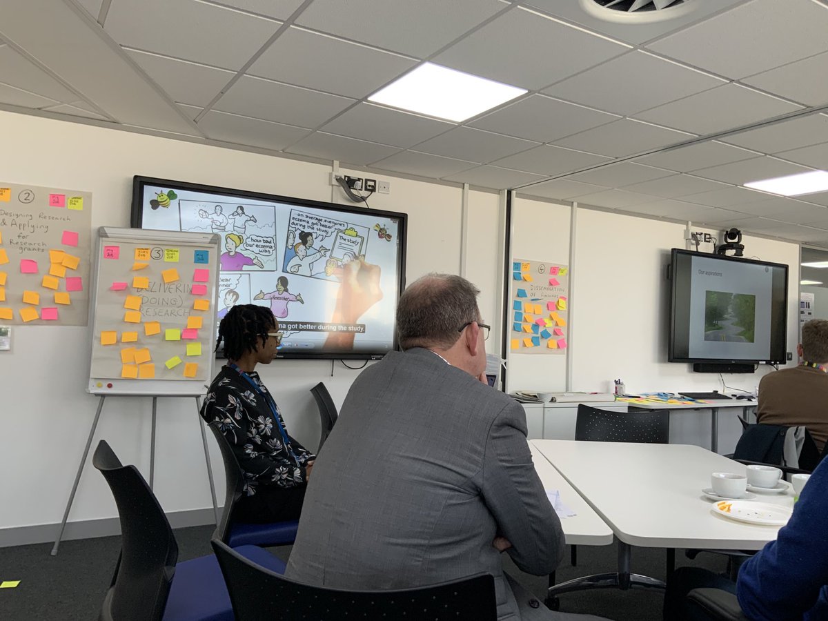 Matthew Ridd (@riddmj) on Twitter photo Great to see <a href="/bee_study/">BEE study</a> summary video being be played in the background at <a href="/BNSSGResearch/">NHS BNSSG ICB Clinical Effectiveness & Research 💙</a> Impact Accelerator Launch Bristol has unique mix of <a href="/BNSSG_ICB/">NHS Bristol, N Somerset & S Gloucestershire ICB</a> and Universities of Bristol and West of England, with shared interests and complementary skills Great to see <a href="/bee_study/">BEE study</a> summary video being be played in the background at <a href="/BNSSGResearch/">NHS BNSSG ICB Clinical Effectiveness & Research 💙</a> Impact Accelerator Launch Bristol has unique mix of <a href="/BNSSG_ICB/">NHS Bristol, N Somerset & S Gloucestershire ICB</a> and Universities of Bristol and West of England, with shared interests and complementary skills