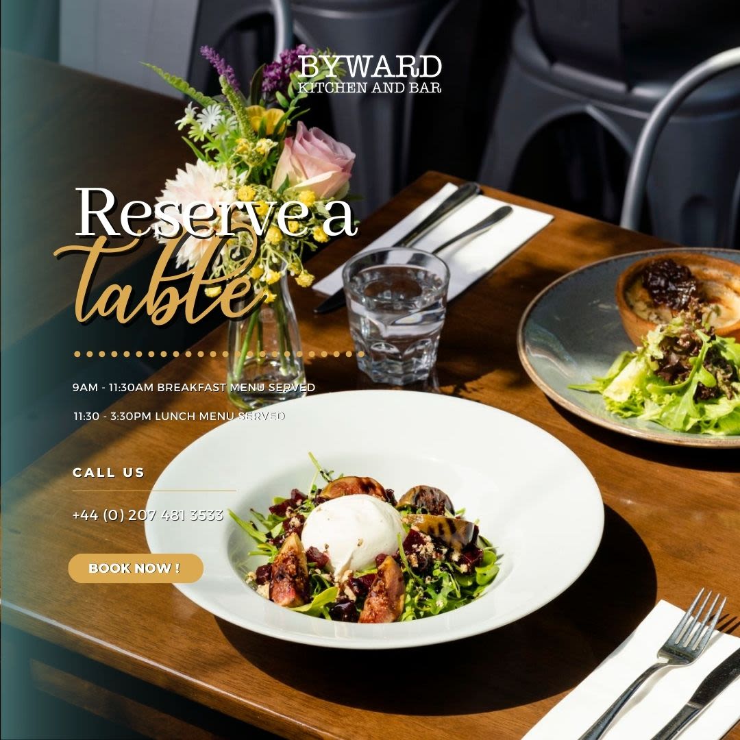 BywardLondon's tweet photo. Join us for brunch? 🍳🥞 

From sweet waffles to savoury toasts, our menu has something for everyone. Make sure you don't miss out on your favourite dishes by reserving your spot in advance. We can't wait to serve you! ✨ https://t.co/S7qRmf04BE
