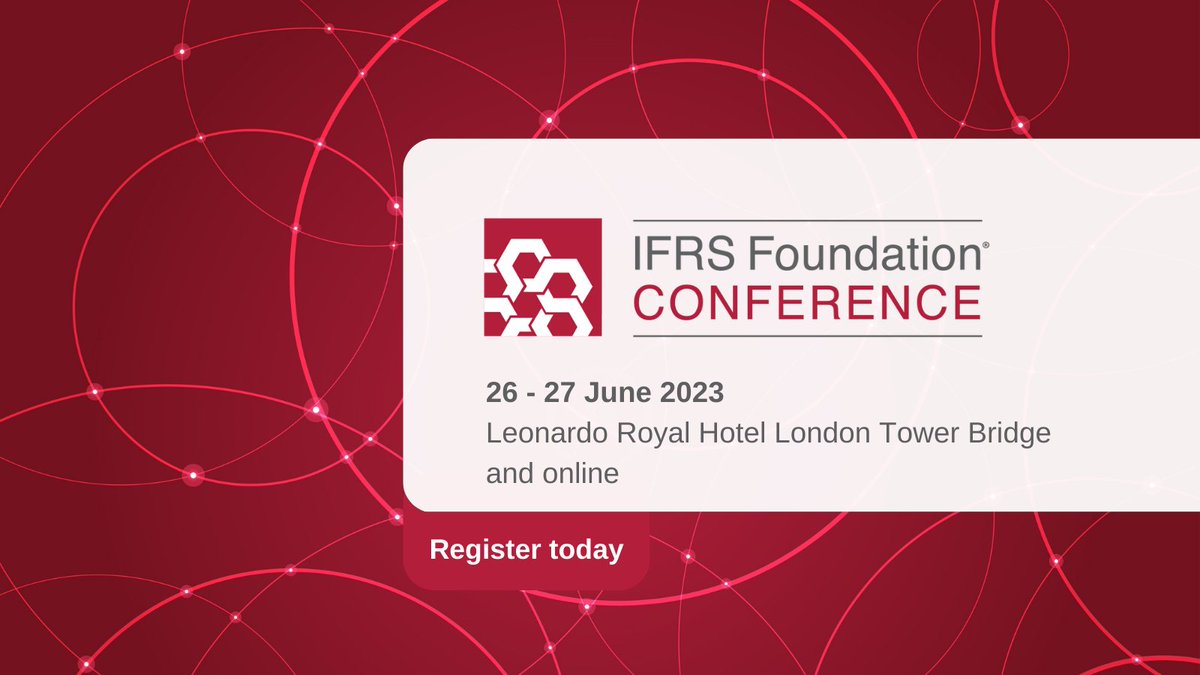 IFRS Foundation on Twitter "The IFRS Foundation Conference will take