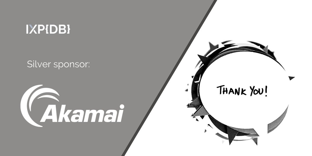 euroix's tweet photo. We'd like to thank new #IXPDB #sponsor @Akamai. The IXPDB collects #data directly from #IXPs through a recurring #automated process. To carry on the work, we need sponsors. Thank you for your support! See how you can help: https://t.co/tKVIMpQhmo
#tools #peering #data https://t.co/VdyHR7VroZ