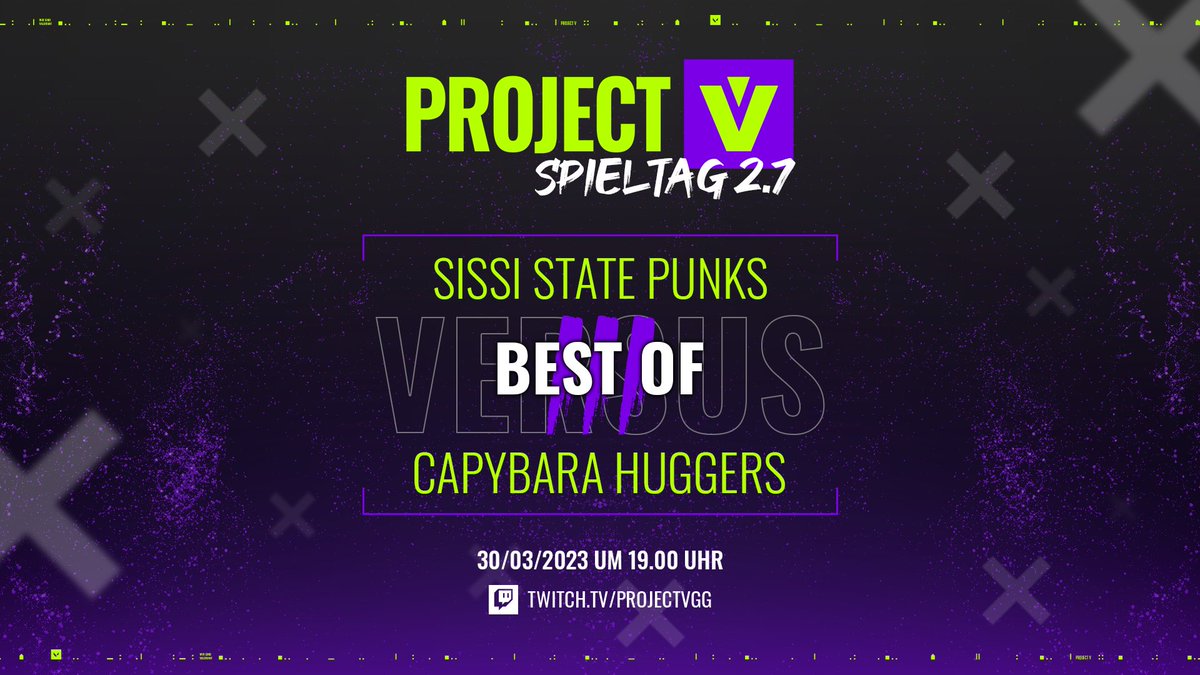 projectvgg's tweet photo. Déjà-vu, 
das gestrige Game geht in die zweite Runde, wer geht Heute als Sieger raus?😏

@SissiStatePunks 🆚 @CapybaraHuggers 

Dominieren die Punks heute wieder oder erweitern die Huggers ihr Standing auf ein 8-1🥵 https://t.co/TBsE2D72PW