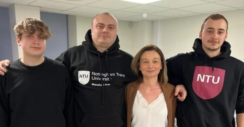 NottmTrentUni's tweet photo. After visiting an #NTUOpenDay, Adrian and Kacper chose to study mental health nursing at NTU.

Having the desire to make a difference and help the vulnerable is what made the father and son choose the course.

Read more on @BBCNews 👇 @NTUSocSciences @NTUNursing