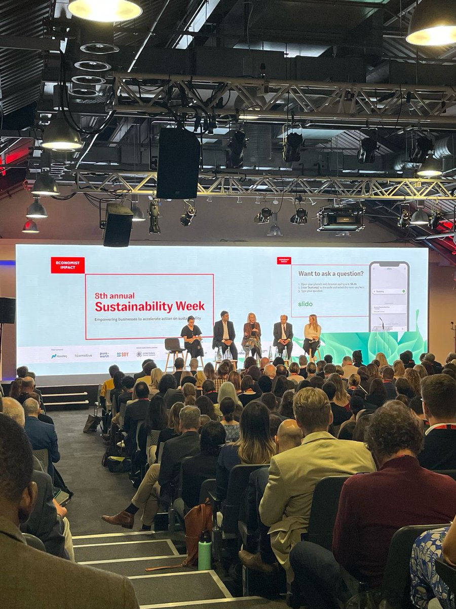 Want to learn how you can utilize climate risk for decision-making? 

@rodger_kate & team are at #EconSustainability, @Economistimpact's 8th Annual #Sustainability Week. If you’re also there, find us to explore what opportunities climate intelligence can unlock for your business.