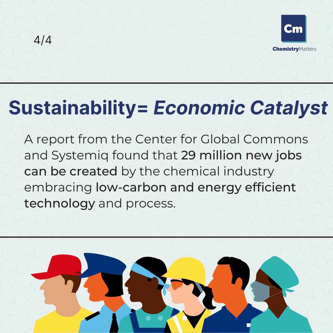 AmChemMatters's tweet photo. Is the chemical industry being overlooked for its role in driving climate solutions? 

Here's why one chief sustainability officer at a Fortune 500 says it shouldn't be: https://t.co/hf0s9PCm5c https://t.co/QvCce4Wa0n