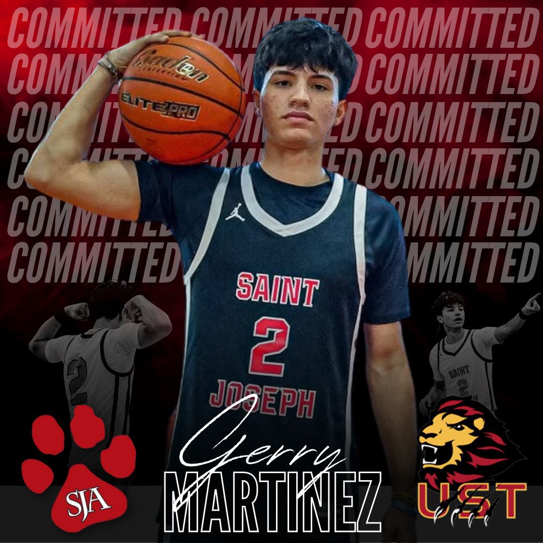 Congratulations to senior guard Gerry Martinez on committing to play Basketball for the University of St. Thomas in Houston, Texas. Gerry ends his high school career with 2,749 points, 255 steals and every possible accolade a player can earn.