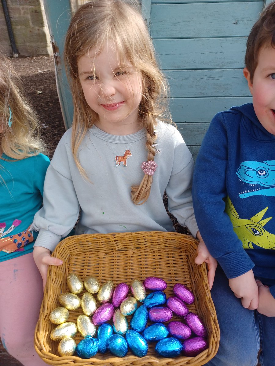 Happy Easter! Nursey had great fun on our Easter Hunt this afternoon 🐣🐰#easter2023 #easteregghunt #numeracy #earlyyears #learningthroughplay