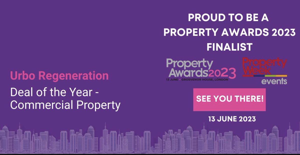 We're extremely proud that @WestBarShf is shortlisted for Deal of Year at the prestigious @PWNews #propertyawards.

As the largest single private sector property #investment in #Sheffield, from @landg_group it enables delivery of #GradeA #office space, #housing and #publicrealm