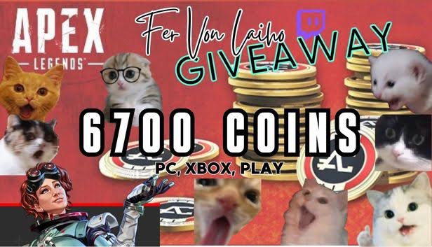 Fer Von Laiho 🌙 (@fervonlaiho) on Twitter photo SORTEO DE 6,700 MONEDAS DE APEX!
Para TODAS las plataformas🌎
¿Quieres ahorrar por la skin evolutiva de Caustic? ¿Reliquia de Horizon? ¿Regalar skins a un amig@?
Aprovecha!
🐱Sígueme a mi y a <a href="/EAlatam/">EA Latinoamérica</a>
🐱Retweet
🐱COMENTA con una foto de un gato, sea tuyo o uno que te guste :) SORTEO DE 6,700 MONEDAS DE APEX!
Para TODAS las plataformas🌎
¿Quieres ahorrar por la skin evolutiva de Caustic? ¿Reliquia de Horizon? ¿Regalar skins a un amig@?
Aprovecha!
🐱Sígueme a mi y a <a href="/EAlatam/">EA Latinoamérica</a>
🐱Retweet
🐱COMENTA con una foto de un gato, sea tuyo o uno que te guste :)